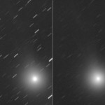 29.12.2014, N200/900, CCD Astropix 1.4+, 29x30s, add (vľavo), median (vpravo)